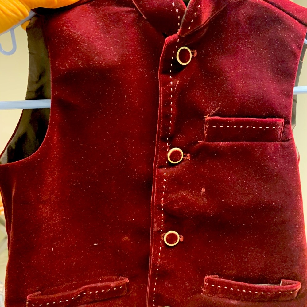 Velvet waistcoats for boys age for 7 & 10 years